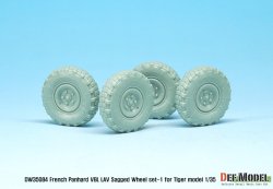 画像5: DEF.MODEL[DW35084]1/35 現用仏 パナールVBL 軽装甲機動車 自重変形タイヤ 1(ミシュラン)(タイガーモデル用)