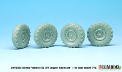 画像4: DEF.MODEL[DW35084]1/35 現用仏 パナールVBL 軽装甲機動車 自重変形タイヤ 1(ミシュラン)(タイガーモデル用)
