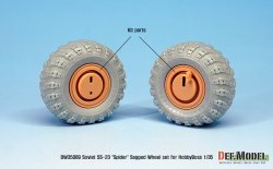 画像2: DEF.MODEL[DW35089]1/35 現用露 SS-23 スパイダー弾道ミサイル 自重変形タイヤ(ホビーボス用)