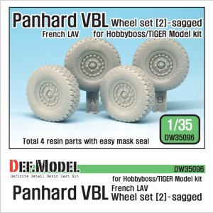 画像1: DEF.MODEL[DW35096]1/35 現用仏 パナールVBL 軽装甲機動車 自重変形タイヤ 2(ミシュラン)(タイガーモデル/ホビーボス用) (1)