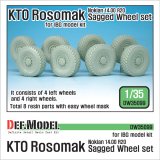 DEF.MODEL[DW35099]1/35 ポーランド ロソマク装輪装甲車 自重変形タイヤ(IBG用)