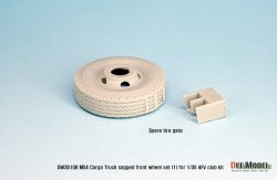 画像6: DEF.MODEL[DW35108]1/35 米 M54A2 カーゴ 自重変形 前輪(1)民生パターン(AFVクラブ用)