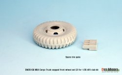 画像6: DEF.MODEL[DW35109]1/35 米 M54A2 カーゴ 自重変形 前輪(2)軍用パターン(AFVクラブ用)