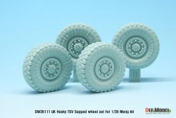 画像4: DEF.MODEL[DW35111]1/35 現用 英 ハスキーTSV 自重変形タイヤセット(モンモデル用)