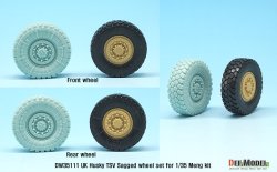 画像7: DEF.MODEL[DW35111]1/35 現用 英 ハスキーTSV 自重変形タイヤセット(モンモデル用)