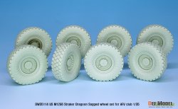 画像3: DEF.MODEL[DW35114]1/35 現用 アメリカ陸軍M1296ストライカードラグーン自重変形タイヤセット (AFVクラブ用)