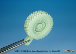 画像5: DEF.MODEL[DW35114]1/35 現用 アメリカ陸軍M1296ストライカードラグーン自重変形タイヤセット (AFVクラブ用)