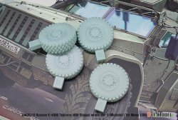画像6: DEF.MODEL[DW35118]1/35 現用 ロシア連邦軍K-4386タイフーン-VDV装輪装甲車自重変形タイヤセット1 ミシュラン仕様(モンモデル用)