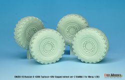 画像4: DEF.MODEL[DW35119]1/35 現用 ロシア連邦軍K-4386タイフーン-VDV装輪装甲車自重変形タイヤセット2 KAMAタイヤ仕様(モンモデル用)