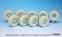 画像9: DEF.MODEL[DW35120]1/35 現用 ロシア連邦軍パーンツィリS-1用自重変形タイヤセット スペアタイヤ付(ズベズダ/モンモデル/トランペッター用)