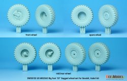 画像10: DEF.MODEL[DW35132]1/35 現用 アメリカ陸軍M923A2「ビックフッド」自重変形ホイールセット グッドイヤータイヤ(イタレリ/アイラブキット用)