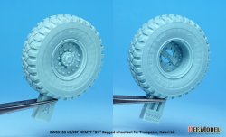 画像10: DEF.MODEL[DW35133]1/35 現用 米/イスラエル アメリカ陸軍/IDF M977HEMTTトラック自重変形ホイールセット グッドイヤータイヤ(イタレリ/トランペッター用)