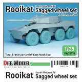 DEF.MODEL[DW35134]1/35 南アフリカ陸軍ロイカット8輪装甲車用自重ホイールセット(トランペッター用)