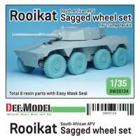 DEF.MODEL[DW35134]1/35 南アフリカ陸軍ロイカット8輪装甲車用自重ホイールセット(トランペッター用)