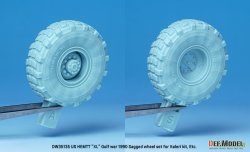 画像11: DEF.MODEL[DW35135]1/35 現用 アメリカ陸軍 M977HEMTTトラック自重変形ホイールセット ミシュランタイヤ(イタレリ用)