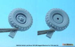 画像12: DEF.MODEL[DW35141]1/35 現用 イギリスランドローバー109LWB 自重変形タイヤセット(イタレリ用)