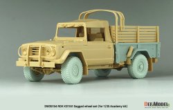 画像5: DEF.MODEL[DW35154]1/35 現用 韓国 K311A1(KM450)トラック 自重変形タイヤセット(アカデミー用)