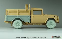 画像9: DEF.MODEL[DW35154]1/35 現用 韓国 K311A1(KM450)トラック 自重変形タイヤセット(アカデミー用)