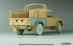 画像10: DEF.MODEL[DW35154]1/35 現用 韓国 K311A1(KM450)トラック 自重変形タイヤセット(アカデミー用)