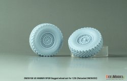 画像4: DEF.MODEL[DW35158]1/35 現用 アメリカ M1151ハンビー 自重変形タイヤセット(各社用 DW35032リニューアル版)