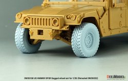 画像5: DEF.MODEL[DW35158]1/35 現用 アメリカ M1151ハンビー 自重変形タイヤセット(各社用 DW35032リニューアル版)