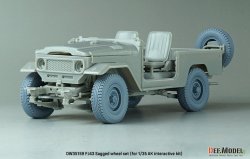 画像6: DEF.MODEL[DW35159]1/35 現用 FJ43小型四輪駆動車 自重変形タイヤセット ブリヂストンタイプ(AKインタラクティブ用)