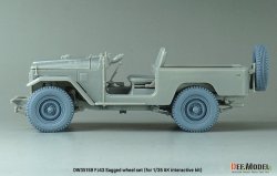 画像7: DEF.MODEL[DW35159]1/35 現用 FJ43小型四輪駆動車 自重変形タイヤセット ブリヂストンタイプ(AKインタラクティブ用)