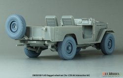 画像9: DEF.MODEL[DW35159]1/35 現用 FJ43小型四輪駆動車 自重変形タイヤセット ブリヂストンタイプ(AKインタラクティブ用)