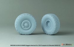 画像4: DEF.MODEL[DW35160]1/35 現用 アメリカ M142ハイマース 自重変形タイヤセット(トランペッター用 DW35112リニューアル版)