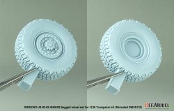 画像6: DEF.MODEL[DW35160]1/35 現用 アメリカ M142ハイマース 自重変形タイヤセット(トランペッター用 DW35112リニューアル版)