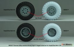 画像7: DEF.MODEL[DW35177]1/35 現用 ドイツ イーグルIV軽装輪装甲車 自重変形タイヤセット(ヴェスピッドモデル/ダスヴェルク用)