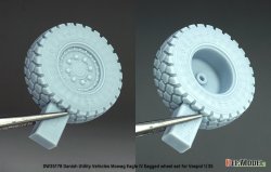 画像5: DEF.MODEL[DW35178]1/35 現用 ドイツ イーグルIV軽装輪装甲車 自重変形タイヤセット(ヴェスピッドモデル用)