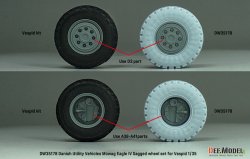 画像7: DEF.MODEL[DW35178]1/35 現用 ドイツ イーグルIV軽装輪装甲車 自重変形タイヤセット(ヴェスピッドモデル用)