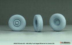 画像4: DEF.MODEL[DW35179]1/35 現用 露/ソ UAZ-469小型トラック 自重変形タイヤセット(ズベズダ用)