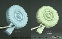 画像7: DEF.MODEL[DW35179]1/35 現用 露/ソ UAZ-469小型トラック 自重変形タイヤセット(ズベズダ用)