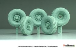 画像2: DEF.MODEL[DW35182]1/35 現用 アメリカ M1008 CUCV 自重変形タイヤセット(AKインタラクティブ用)
