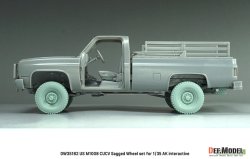 画像8: DEF.MODEL[DW35182]1/35 現用 アメリカ M1008 CUCV 自重変形タイヤセット(AKインタラクティブ用)