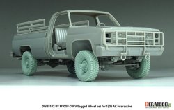 画像12: DEF.MODEL[DW35182]1/35 現用 アメリカ M1008 CUCV 自重変形タイヤセット(AKインタラクティブ用)