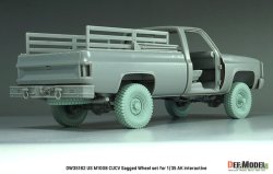 画像13: DEF.MODEL[DW35182]1/35 現用 アメリカ M1008 CUCV 自重変形タイヤセット(AKインタラクティブ用)