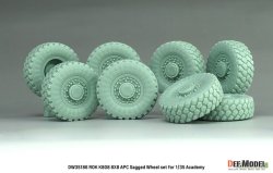 画像2: DEF.MODEL[DW35186]1/35 現用 韓国 K808ベクホ8輪装甲兵員輸送車 自重変形タイヤセット M社XZL型(アカデミー用)