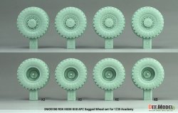 画像3: DEF.MODEL[DW35186]1/35 現用 韓国 K808ベクホ8輪装甲兵員輸送車 自重変形タイヤセット M社XZL型(アカデミー用)