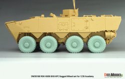 画像6: DEF.MODEL[DW35186]1/35 現用 韓国 K808ベクホ8輪装甲兵員輸送車 自重変形タイヤセット M社XZL型(アカデミー用)