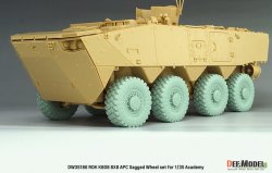 画像7: DEF.MODEL[DW35186]1/35 現用 韓国 K808ベクホ8輪装甲兵員輸送車 自重変形タイヤセット M社XZL型(アカデミー用)