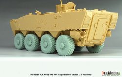 画像8: DEF.MODEL[DW35186]1/35 現用 韓国 K808ベクホ8輪装甲兵員輸送車 自重変形タイヤセット M社XZL型(アカデミー用)