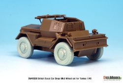 画像3: DEF.MODEL[DW48008]1/48 英 装甲偵察車 ディンゴ Mk.II 自重変形タイヤ(タミヤ用)