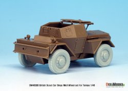 画像2: DEF.MODEL[DW48008]1/48 英 装甲偵察車 ディンゴ Mk.II 自重変形タイヤ(タミヤ用)