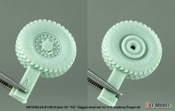 画像4: DEF.MODEL[DW72004]1/72 現用 アメリカ M1126ストライカーICV 自重変形タイヤセット XZLタイプ(アカデミー/ドラゴン用 DW72003リニューアル版)