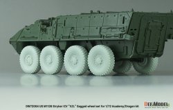 画像7: DEF.MODEL[DW72004]1/72 現用 アメリカ M1126ストライカーICV 自重変形タイヤセット XZLタイプ(アカデミー/ドラゴン用 DW72003リニューアル版)