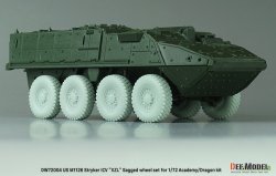 画像8: DEF.MODEL[DW72004]1/72 現用 アメリカ M1126ストライカーICV 自重変形タイヤセット XZLタイプ(アカデミー/ドラゴン用 DW72003リニューアル版)