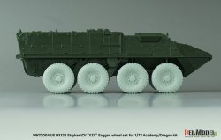 画像9: DEF.MODEL[DW72004]1/72 現用 アメリカ M1126ストライカーICV 自重変形タイヤセット XZLタイプ(アカデミー/ドラゴン用 DW72003リニューアル版)
